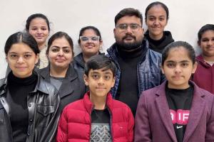 पानीपत की अंसल सुशांत सिटी के जीनियस क्रिएटर्स एकेडमी के छात्र छाए