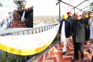मुख्यमंत्री की ओर से होशियारपुर में सलेरन डैम इको-टूरिज्म प्रोजेक्ट का उद्घाटन; कहा, ‘आप’ सरकार पंजाब के पर्यटन स्थलों को विकसित करके युवाओं को दे रही है रोजगार