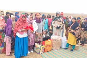 Welfare Works: संगतपुरा ब्लॉक की साध-संगत बनी जरूरतमंदों की ढाल, सर्दी में बांटी सेवा की सौगात