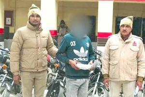 205 ग्राम अवैध गांजा बरामद, तस्कर गिरफ्तार