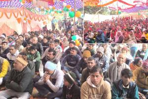 MSG Bhandara: पावन अवतार दिवस पर मानवता भलाई केंद्र बेहड़ा सादात में भारी तादाद में आई साध-संगत