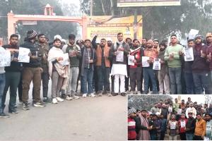सोनू कश्यप के परिजनों को न्याय दिलाने को मोरना मे निकाला केंडल मार्च