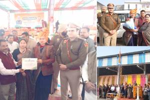 उपमंडल स्तर पर नारायणगढ़ में आयोजित गणतंत्र दिवस समारोह में सराहनीय कार्य करने वाले अधिकारियों/ कर्मचारियों, पत्रकारों, समाजसेवीयों, सरपंचों को किया गया सम्मानित