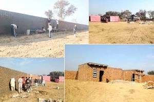 रतनगढ़ मानवता भलाई केंद्र का निर्माण तेज़ी से जारी