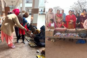 पूज्य गुरु जी के सिरसा आगमन व जन्मदिन की खुशियों को मानवता से जोड़ा, अनाथ वृद्धाश्रम व ईंट भट्ठे पर की सेवा