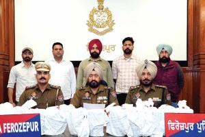 6 किलो हेरोइन बरामद, एक काबू