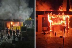 Panipat Geeta University Fire: पानीपत की गीता यूनिवर्सिटी के कैफे में भीषण आग का तांडव, फिर सिलेंडर फटा