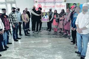 श्री गुरु रविदास सेवा समिति द्वारा रक्तदान शिविर में 45 यूनिट् रक्त संग्रहित