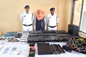 पश्चिम बंगाल में सिम बॉक्स रैकेट का भंडाफोड़, एक गिरफ्तार, 2500 से अधिक एक्टिव सिम बरामद