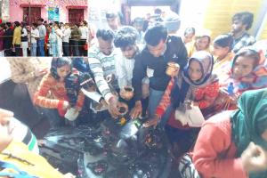 महाशिवरात्रि पर पंचमुखी महादेव मंदिर में उमड़ा जनसैलाब, जयघोष के साथ हुआ जलाभिषेक