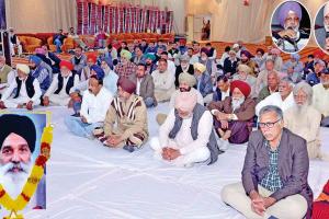 मुख्तयार सिंह इन्सां को जल तरंग बैकेंट हॉल में आयोजित नामचर्चा में भारी तादाद में साध संगत ने दी श्रद्धांजलि