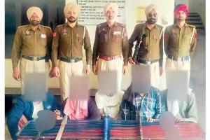लूटपाट की योजना बना रहे गिरोह के 5 सदस्य गिरफ्तार