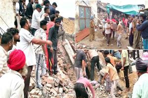 House Collapsed: जैक से उठाए जा रहे मकान के ढहने से तीन मजदूरों की मौत