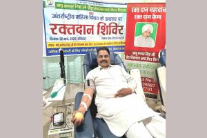 डेरा सच्चा सौदा के सेवादार काला लांगरी ने 71वीं बार किया रक्तदान