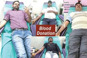 हांसी के इन सेवादारों ने किया जरूरतमंदों के लिए किया रक्तदान