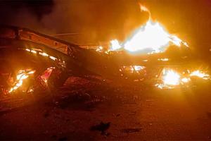 Jaisalmer Bus Fire Incident: राजस्थान-गुजरात सीमा पर बस में लगी अचानक आग, मची अफरा-तफरी