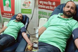 डबवाली के मंजीत पाल ने 36वीं बार बढ़ाया इंसानियत की खातिर ये महत्वपूर्ण कदम