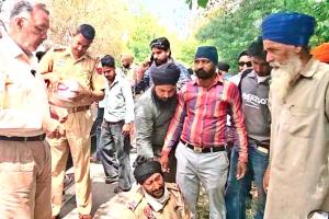 स्वास्थ्य मंत्री बने फरिश्ता, हादसे में घायल पुलिसकर्मी को दी फर्स्ट एड