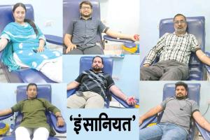 श्रीगंगानगर के इन सेवादारों ने जरूरतमंद के इलाज में सहयोग के लिए किया रक्तदान