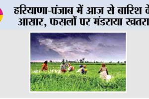 किसानों के माथे पर खिंची चिंता की लकीरें, 1 अप्रैल तक रह सकता है मौसम में बदलाव