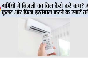 AC Tips: गर्मियों में बिजली का बिल कैसे करें कम? AC, कूलर और फ्रिज इस्तेमाल करने के स्मार्ट तरीके