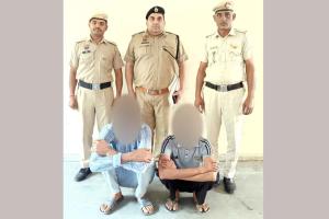 टावर से बैटरी चोरी के मामले में दो आरोपी गिरफ्तार