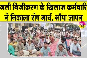 बिजली निजीकरण के खिलाफ गरजे कर्मचारी