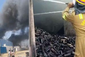 मसूरी की केमिकल फैक्ट्री में आग से हड़कंप, फायर ब्रिगेड ने पाया काबू