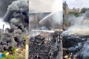 वेल्डिंग की चिंगारी ने फूंके फर्नीचर के चार गोदाम