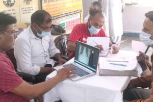 ऊंचागांव में टीबी जांच शिविर आयोजित, छह संदिग्ध मरीज मिले