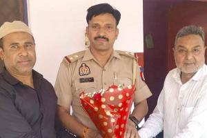 नवनियुक्त इमामगेट चौकी प्रभारी जितेंद्र त्यागी का स्वागत