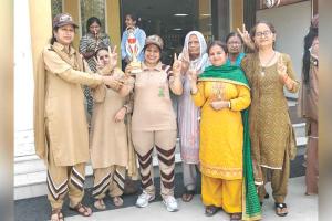 ब्लॉक कैथल मानवता भलाई कार्यों में रहा प्रथम, मिली ट्रॉफी