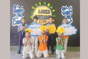 प्रकृति संरक्षण के संकल्प के साथ ‘शिखर शिक्षा सदन’ में गूँजा पृथ्वी दिवस का संदेश