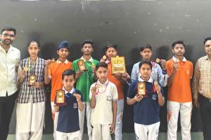 शिखर शिक्षा सदन का वीकेआईटी कॉलेज शूटिंग टूर्नामेंट में शानदार प्रदर्शन