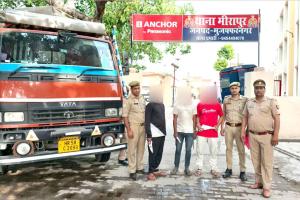 Mirapur Police: मीरापुर पुलिस की बड़ी कामयाबी, लूटा गया आयसर कैन्टर बरामद