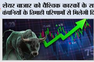 शेयर बाजार को वैश्विक कारकों के साथ कंपनियों के तिमाही परिणामों से मिलेगी दिशा