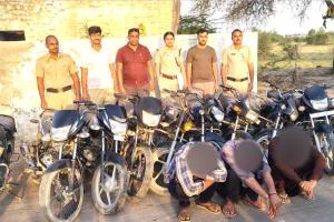 अंतर्राज्यीय बाइक चोर गिरोह का पर्दाफाश, 3 आरोपी गिरफ्तार