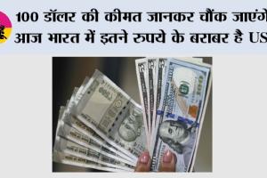 American Dollar Vs Indian Rupee: 100 डॉलर की कीमत जानकर चौंक जाएंगे! आज भारत में इतने रुपये के बराबर है USD