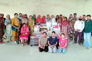 डेरा श्रद्धालुओं ने बेटी की शादी में किया सहयोग, दिया सामान 