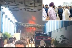 पेट्रो-उत्पाद गोदाम में भीषण आग, भारी नुकसान की आशंका