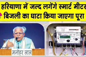Haryana News: बिजली का घाटा अब स्मार्ट मीटर करेंगे पूरा, हरियाणा में लगेंगे शीघ्र