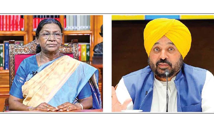 मुख्यमंत्री भगवंत मान पाँच मई को राष्ट्रपति द्रौपदी मुर्मू से करेंगे मुलाकात