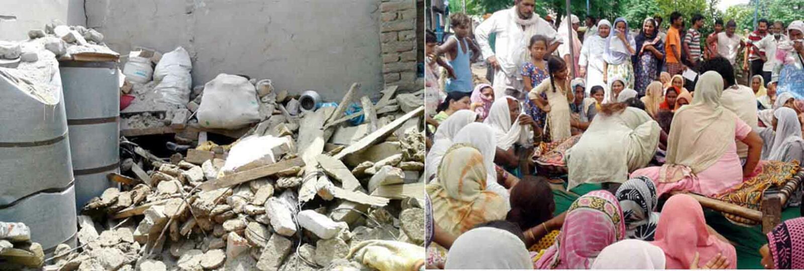 Death, Falling Roof, Rain, Storm, Punjab