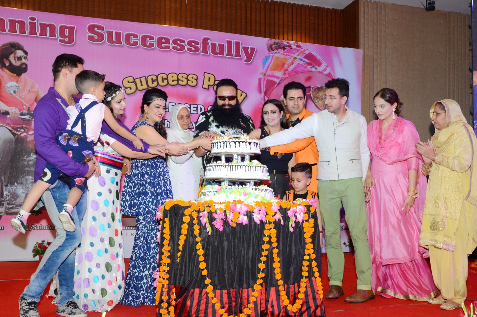 Success Party, Jattu Engineer, Gurmeet Ram Rahim, HoneyPreet Insan, JEdoom