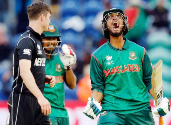 Bangladesh, Beat, New Zealand, Cricket, Sports, Champions Trophy