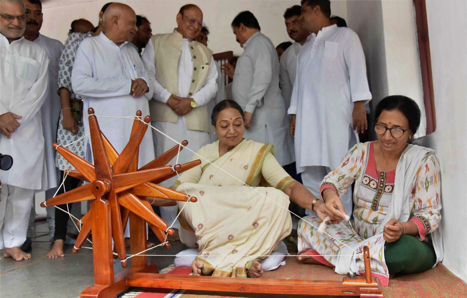 Meira Kumar, Campaign, Sabarmati Ashram, Candidate