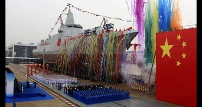 China, Launches, Missile Destroyer, Sea, Weapon
