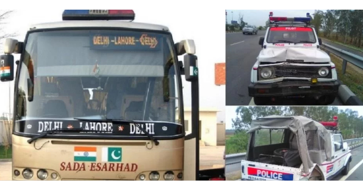 Accident, Sada E Sarhad Bus, Passengers, Safe, Punjab