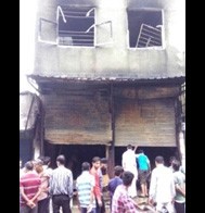 Fire, Showroom, Millions, Police, Haryana