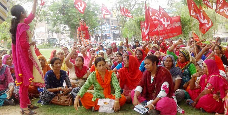 Workers, Protest, State Govt, Raised, Strike, Haryana